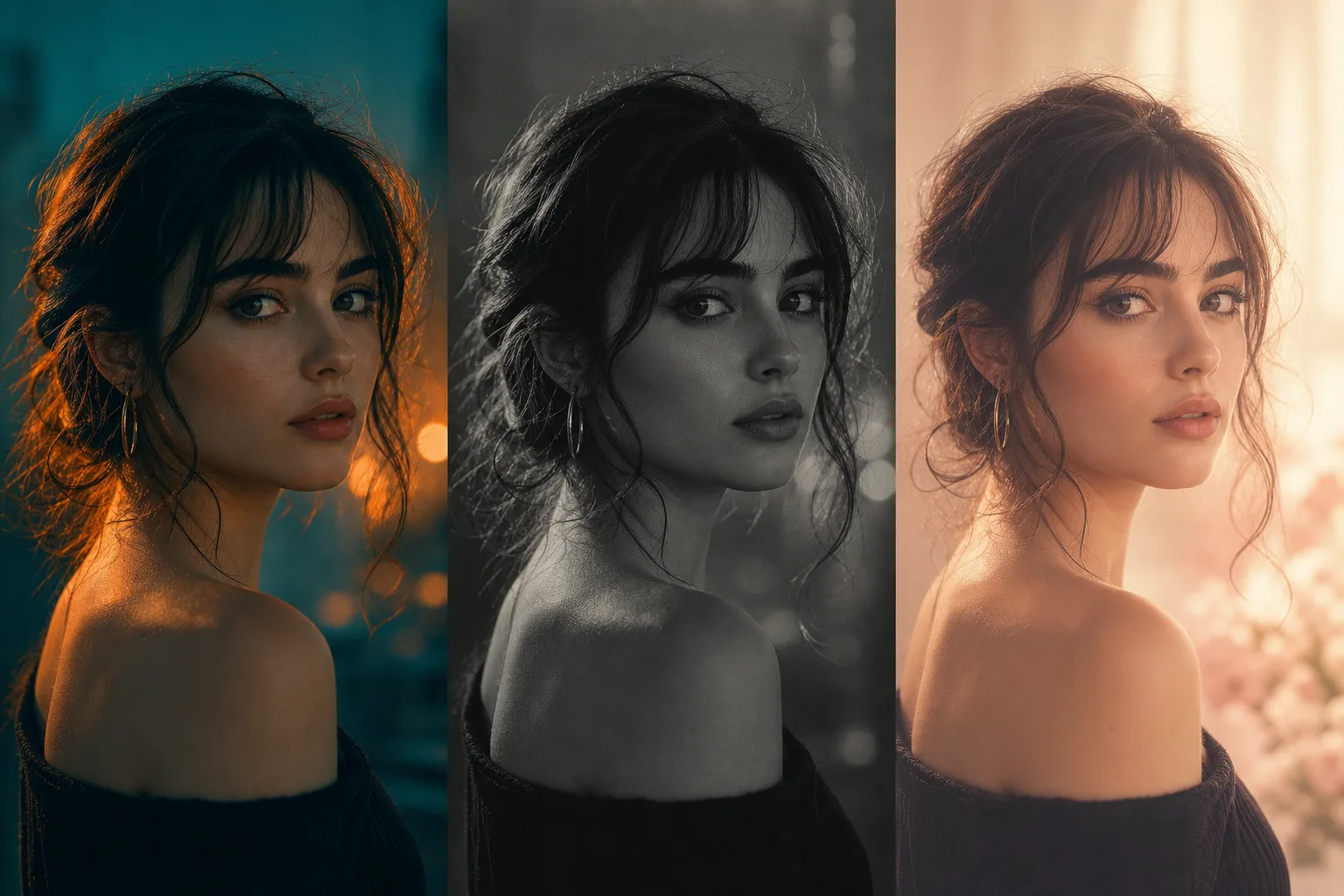 Color grading, apply a cinematic look to any still
