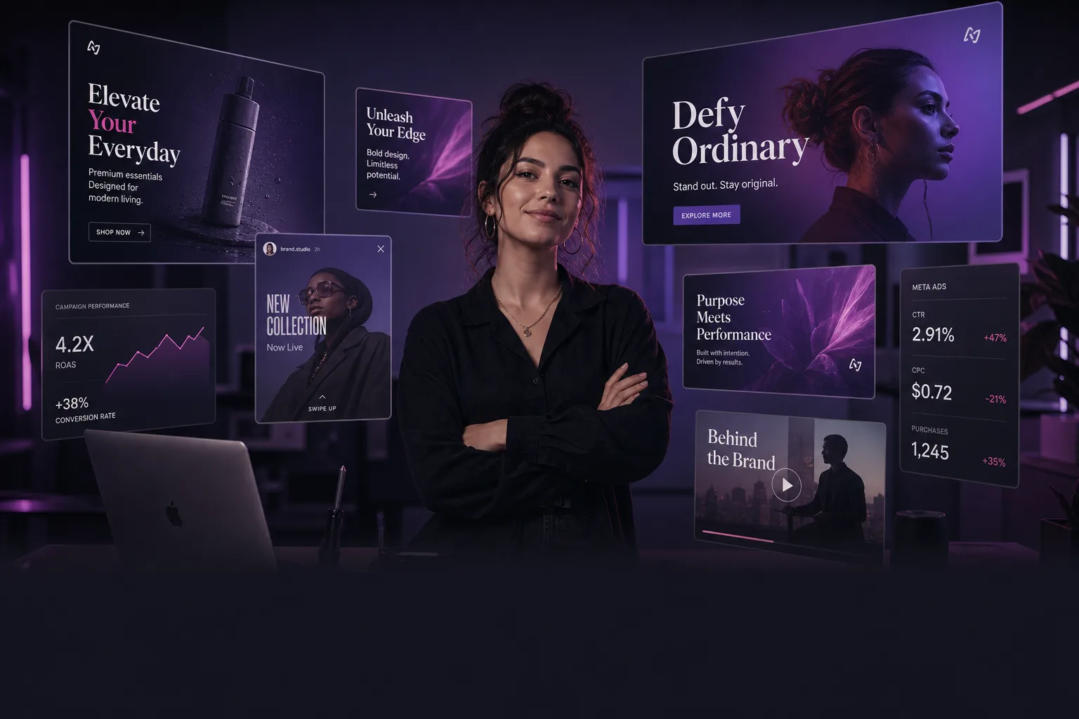 AI ad and content tools for marketers and agencies