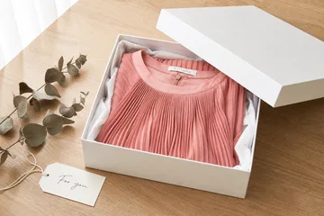 Product shown in gift box packaging context