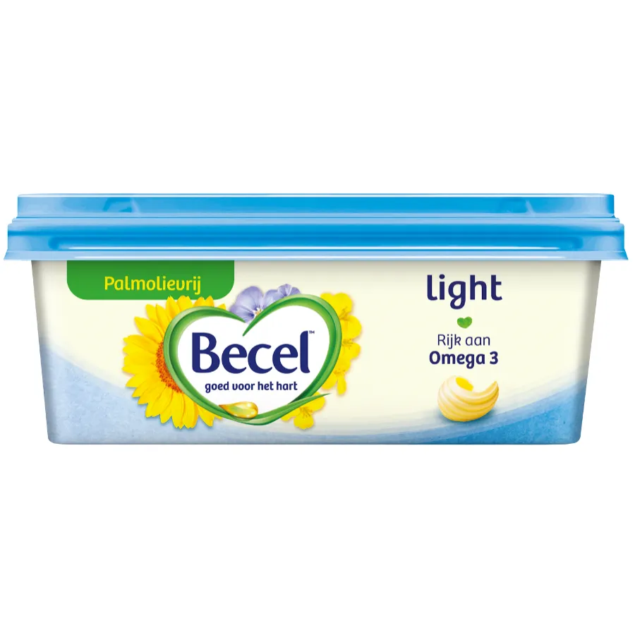 BECEL LIGHT SMEERMARGARINE VLOOTJE