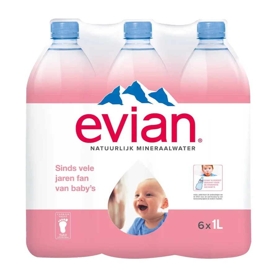 EVIAN NIET-BRUISEND MINERAALWATER PET