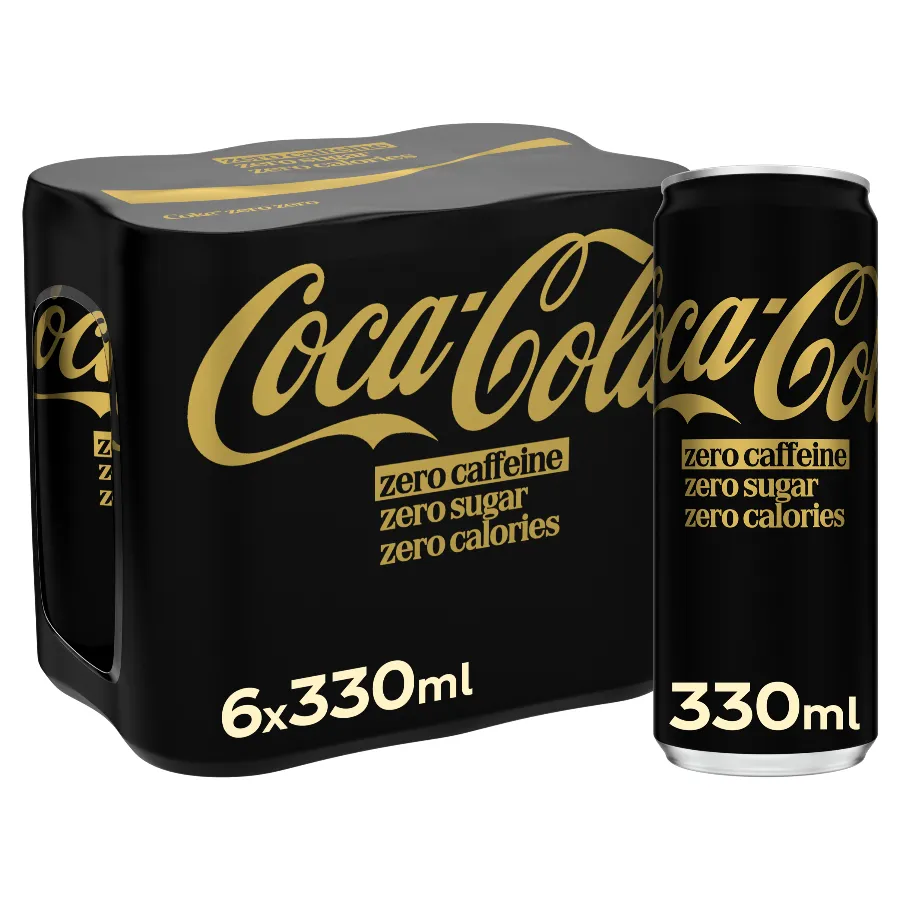 COCA-COLA ZERO CAFEÏNEVRIJ BLIK