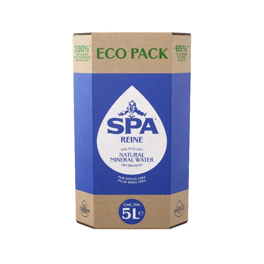 SPA REINE NIET-BRUISEND MINERAALWATER IN ECO PACK BIB