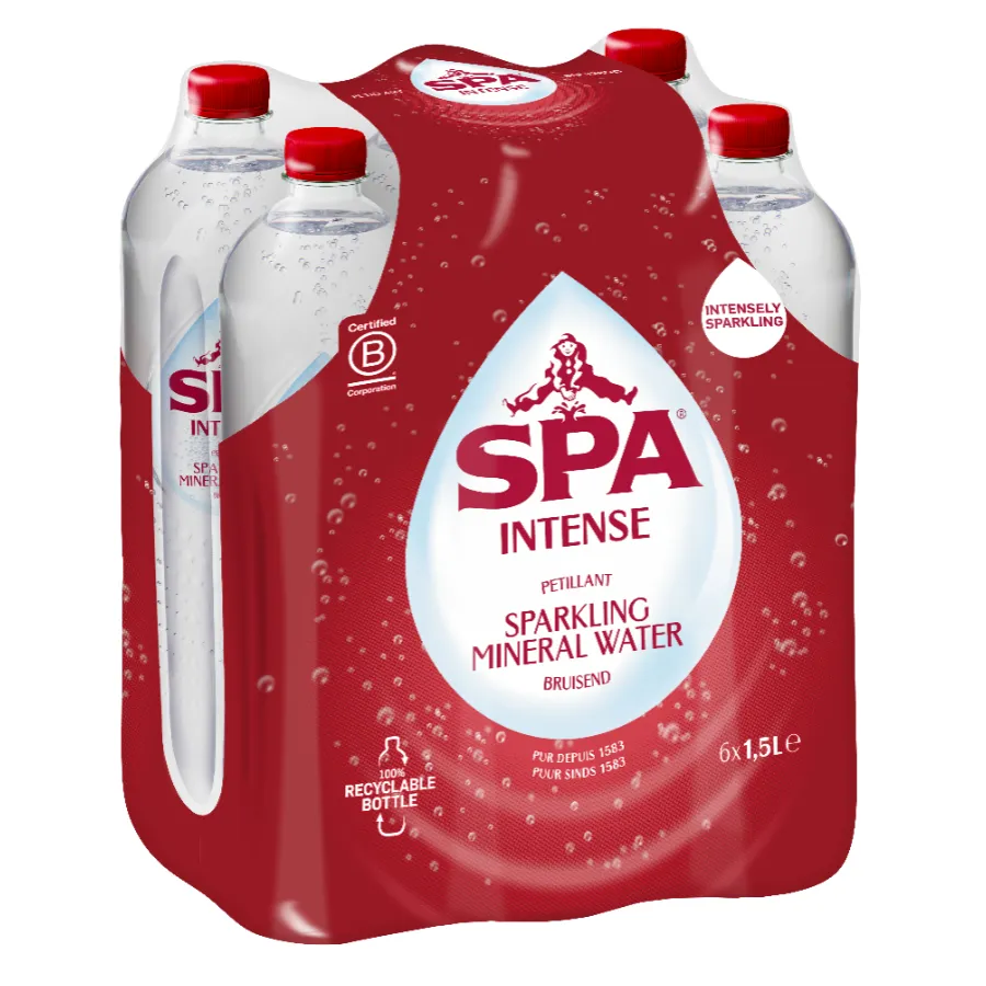 SPA INTENSE BRUISEND MINERAALWATER PET