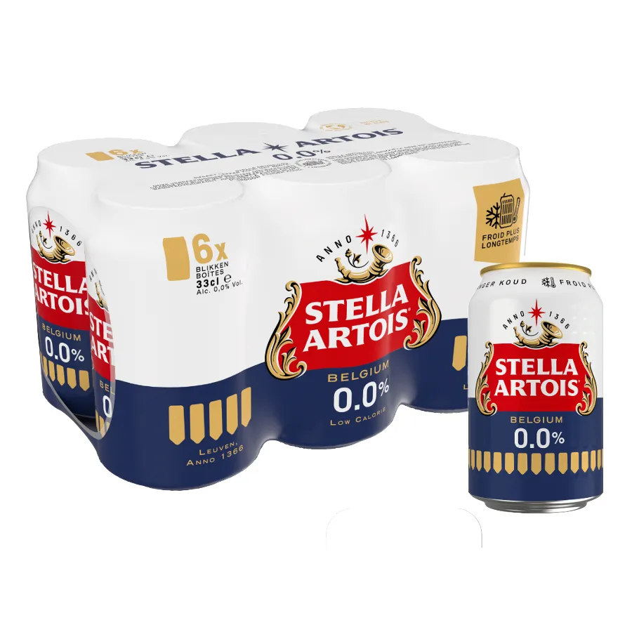 STELLA ARTOIS ALCOHOLVRIJ 0,0% BLIK