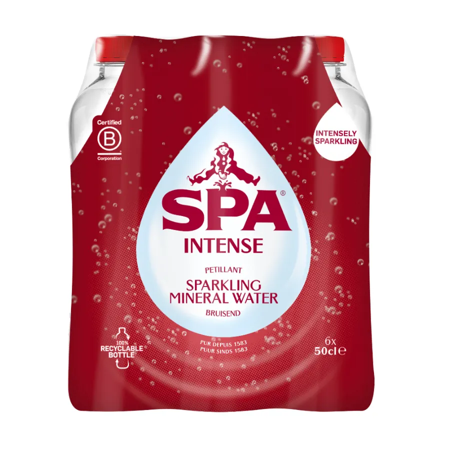 SPA INTENSE BRUISEND MINERAALWATER PET