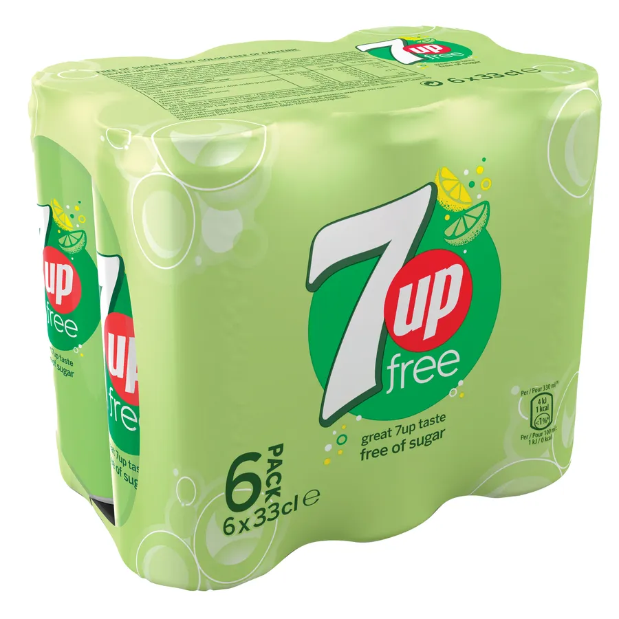 7UP FREE FREE OF SUGAR BLIK