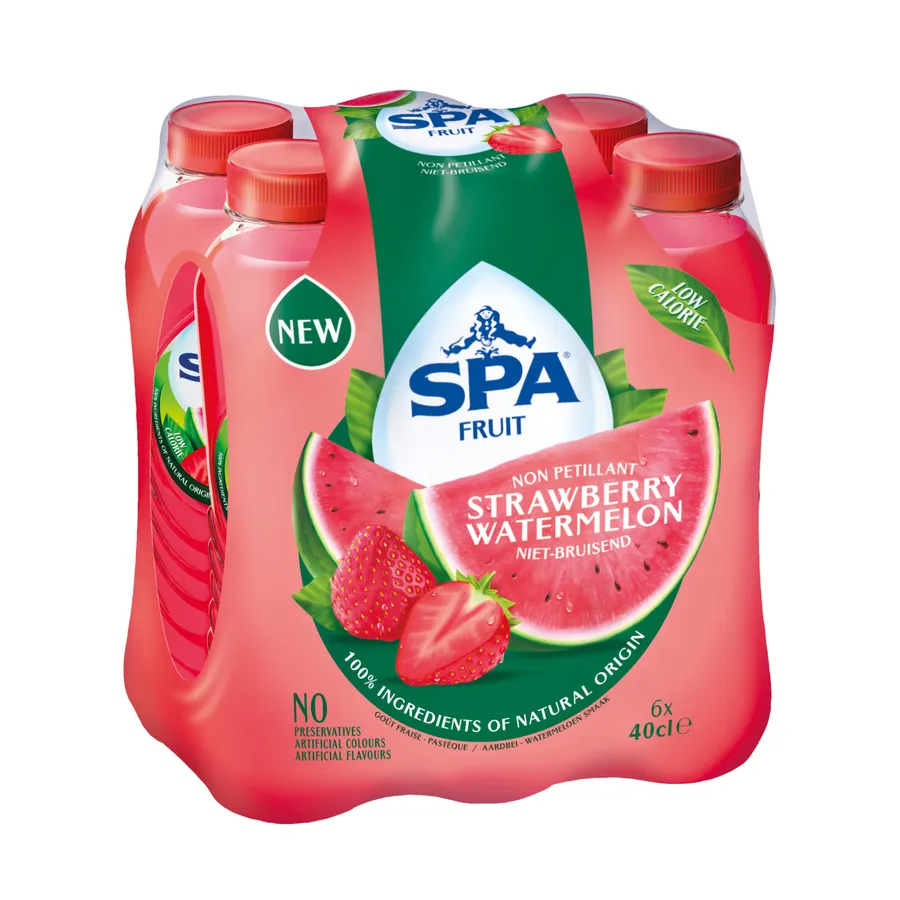 SPA FRUIT AARDBEI - WATERMELOEN NIET-BRUISEND PET