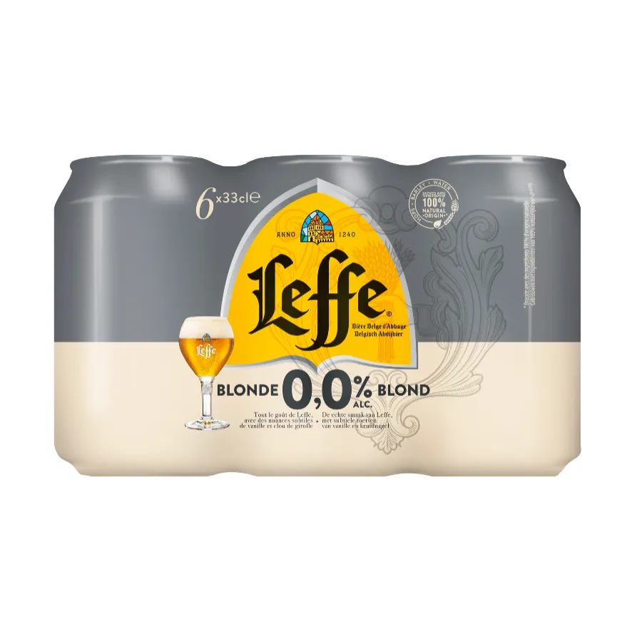LEFFE BLOND ALCOHOLVRIJ 0,0% BLIK