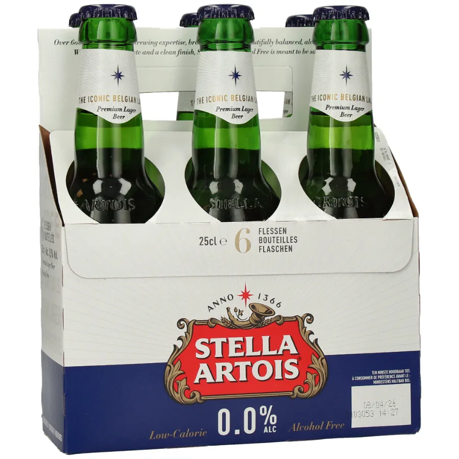 STELLA ARTOIS ALCOHOLVRIJ 0,0%