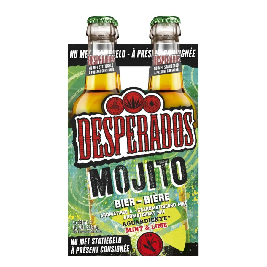 DESPERADOS MOJITO BIER MET TEQUILA MET MUNT & LIMOEN