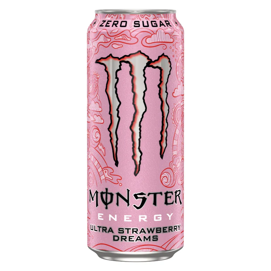MONSTER ZERO SUGAR ULTRA STRAWBERRY DREAMS BLIK