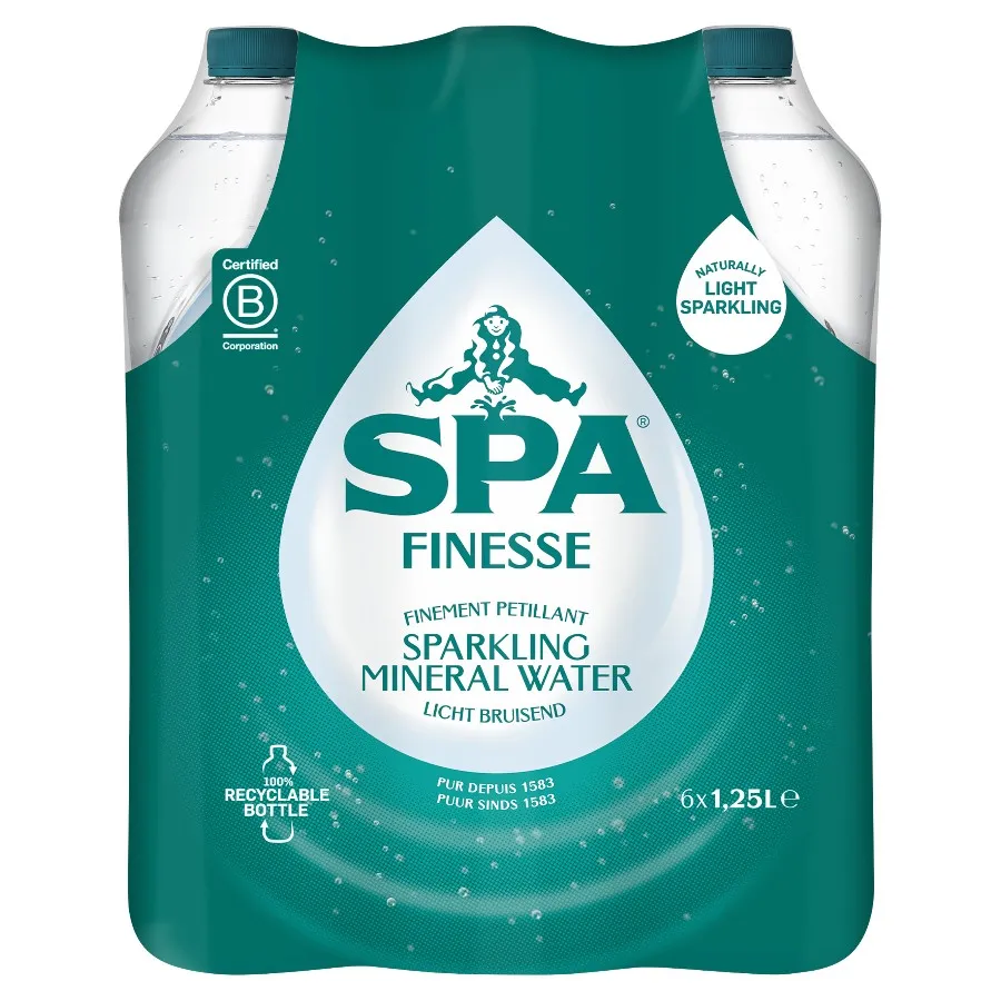 SPA FINESSE LICHT BRUISEND MINERAALWATER PET