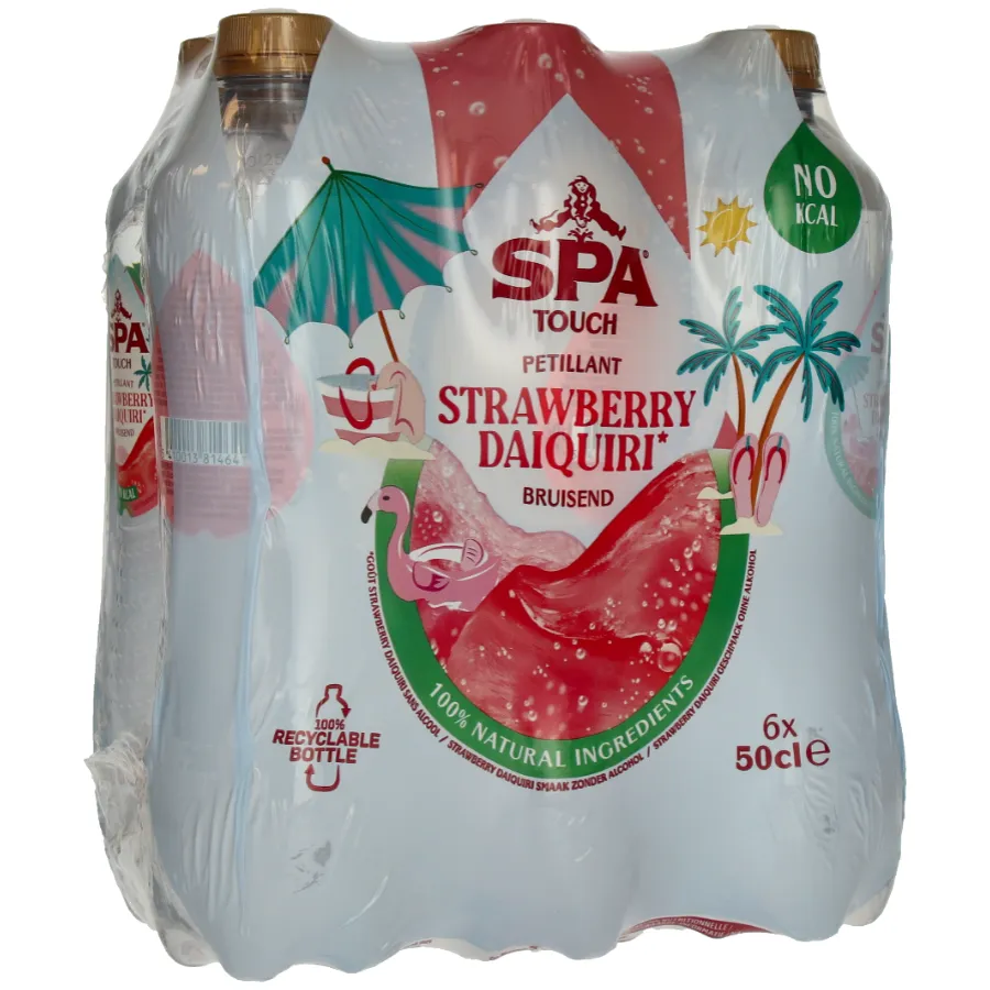 SPA TOUCH BRUISEND MINERAALWATER AARDBEI-DAIQUIRI PET