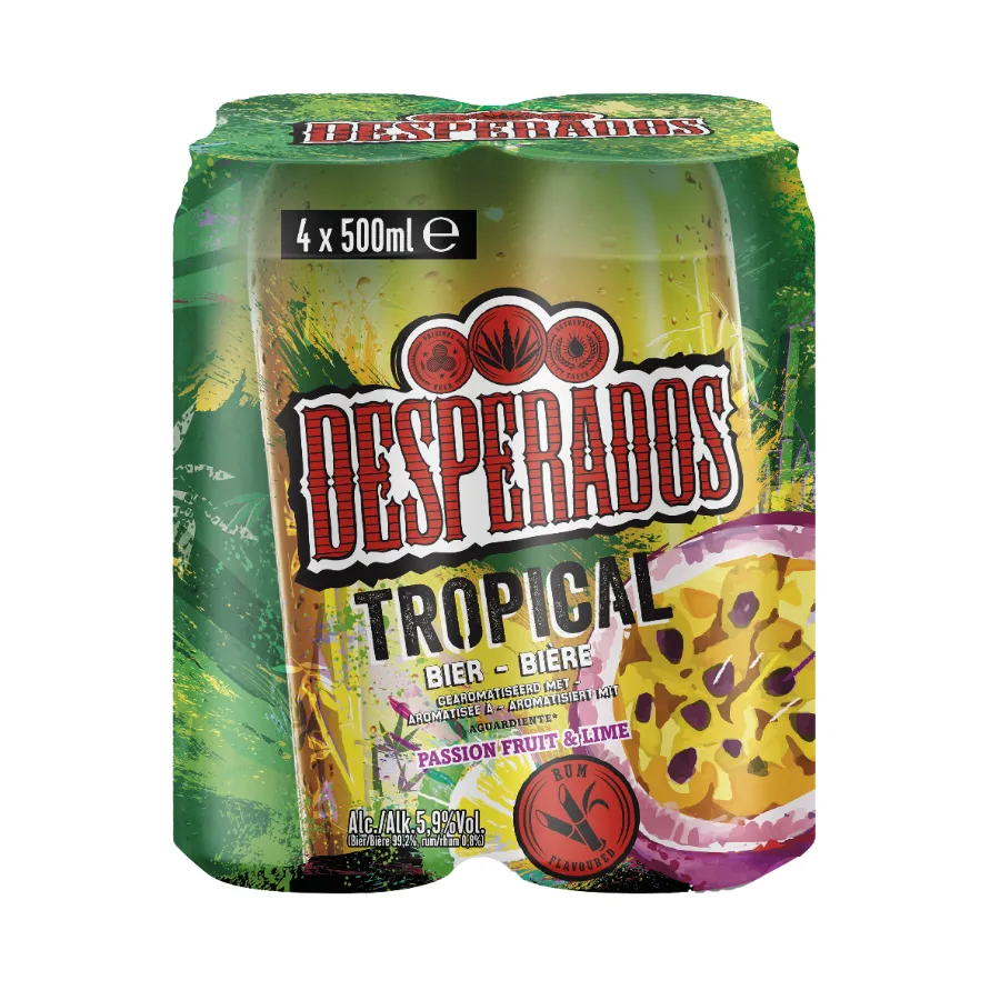 DESPERADOS BIER MET TEQUILA TROPICAL BLIK