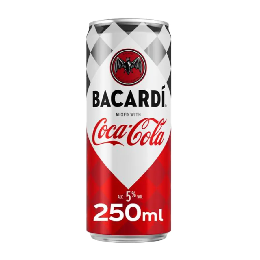 BACARDI RUM & COCA-COLA BLIK