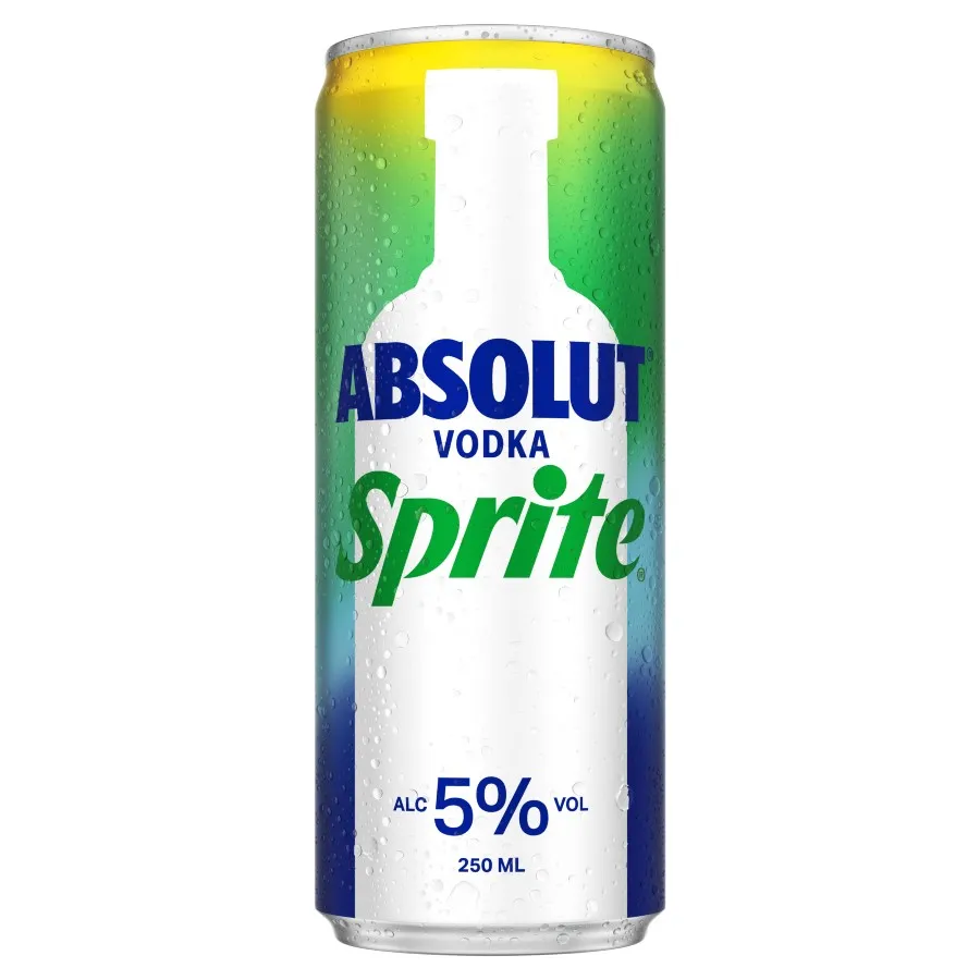 ABSOLUT VODKA & SPRITE BLIK