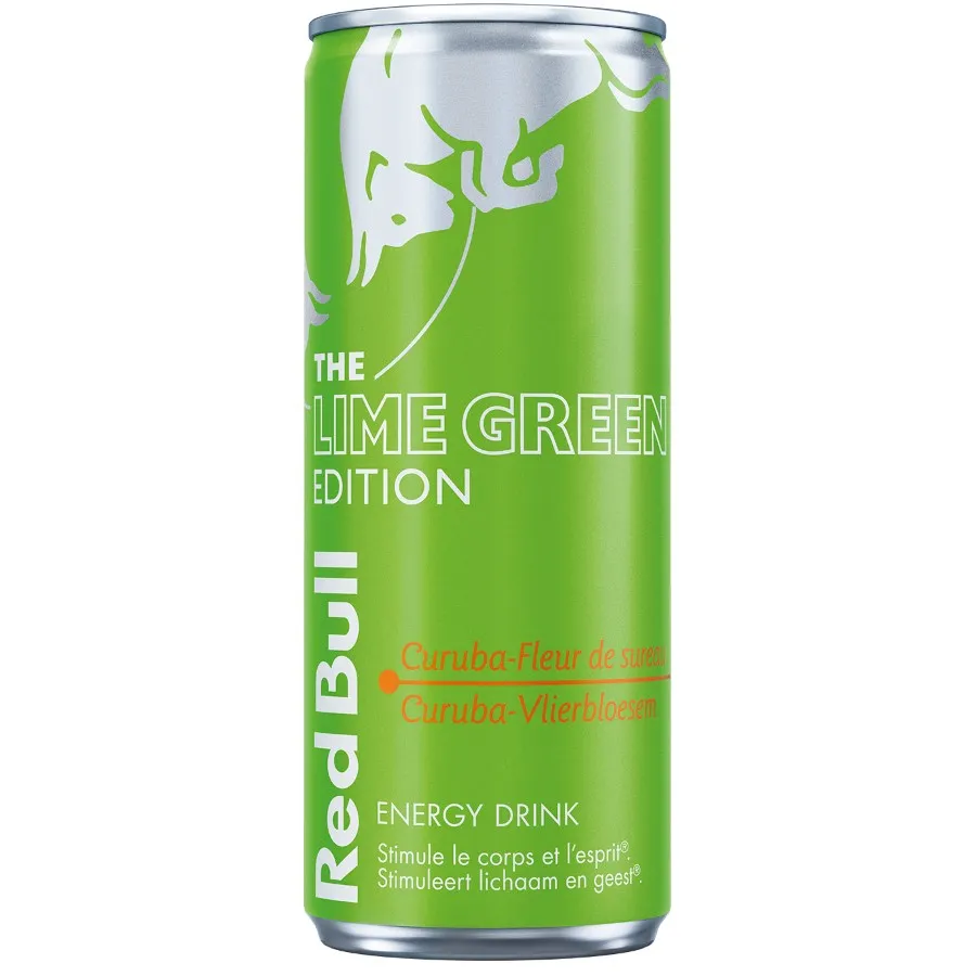 RED BULL THE LIME GREEN EDITION - CURUBA-VLIERBLOESEM BLIK