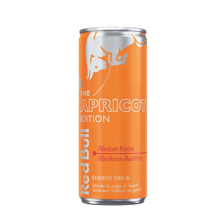 RED BULL ABRIKOOS & AARDBEI BLIK