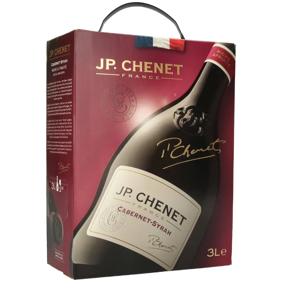 JP CHENET CABERNET-SYRAH ROOD BIB