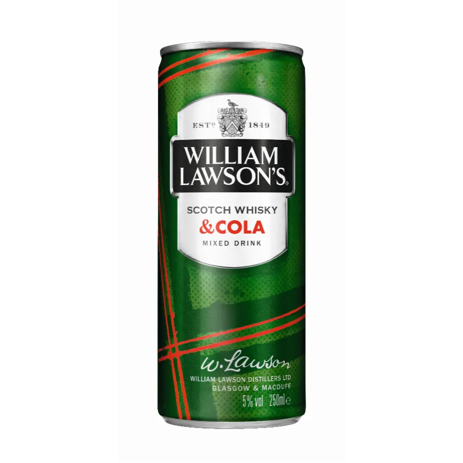 WILLIAM LAWSON WHISKY & COLA BLIK