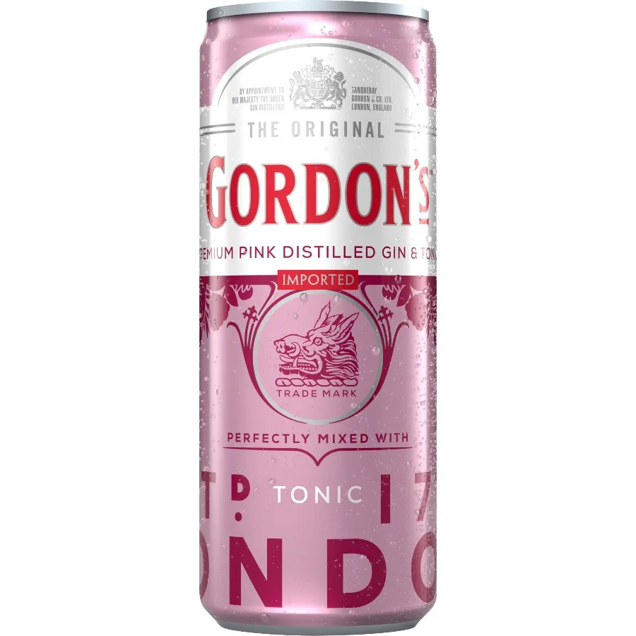 GORDON'S PINK GIN BLIK