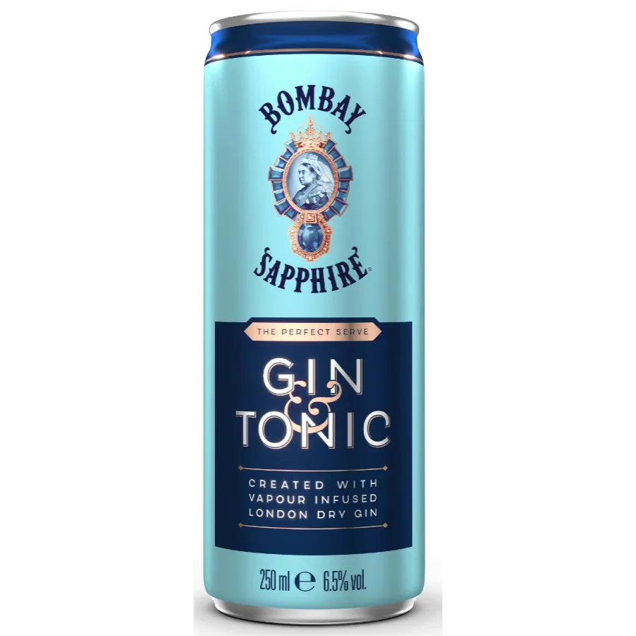 BOMBAY SAPPHIRE GIN & TONIC BLIK