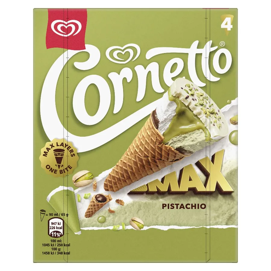 OLA CORNETTO MAX PISTACHIO