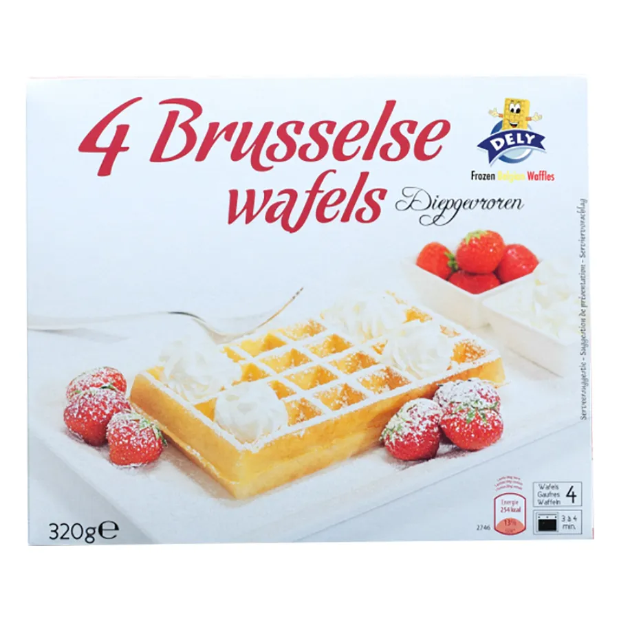 DELY BRUSSELSE WAFELS - 4 STUKS