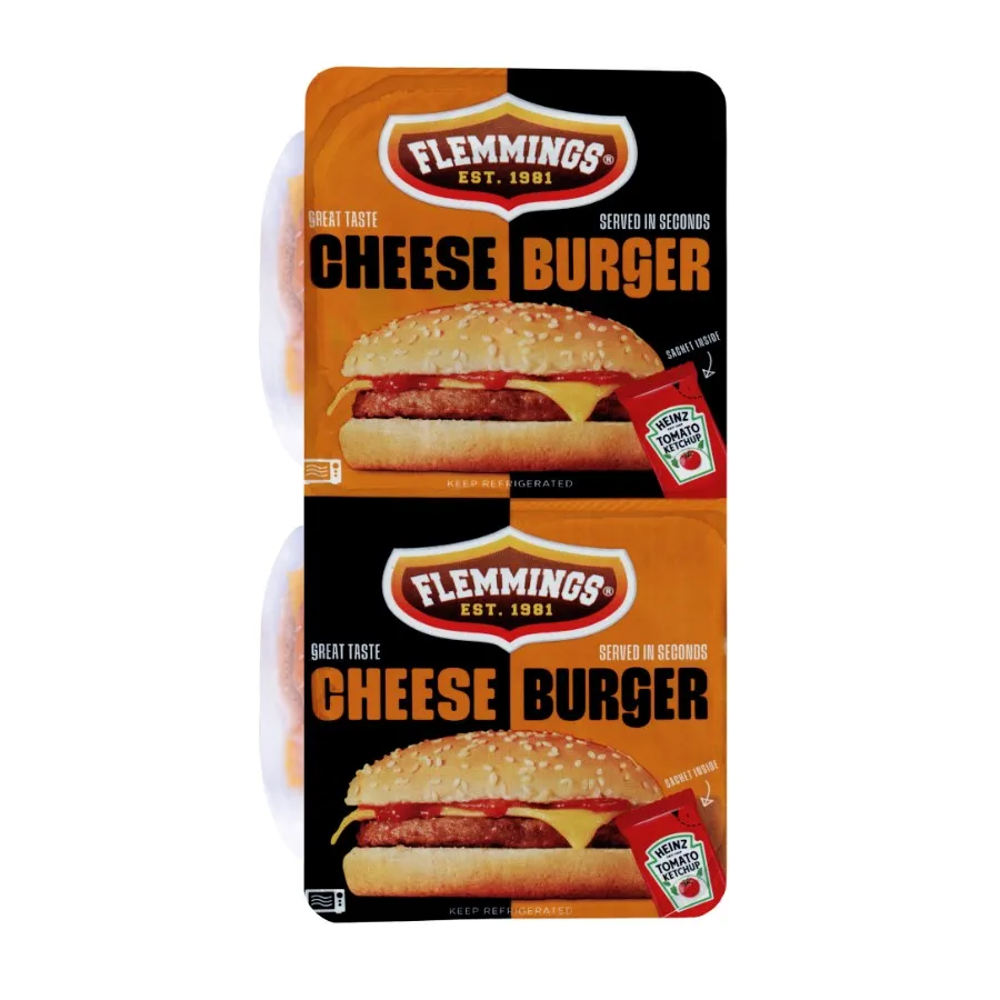 FLEMMINGS CHEESEBURGER - 2 STUKS