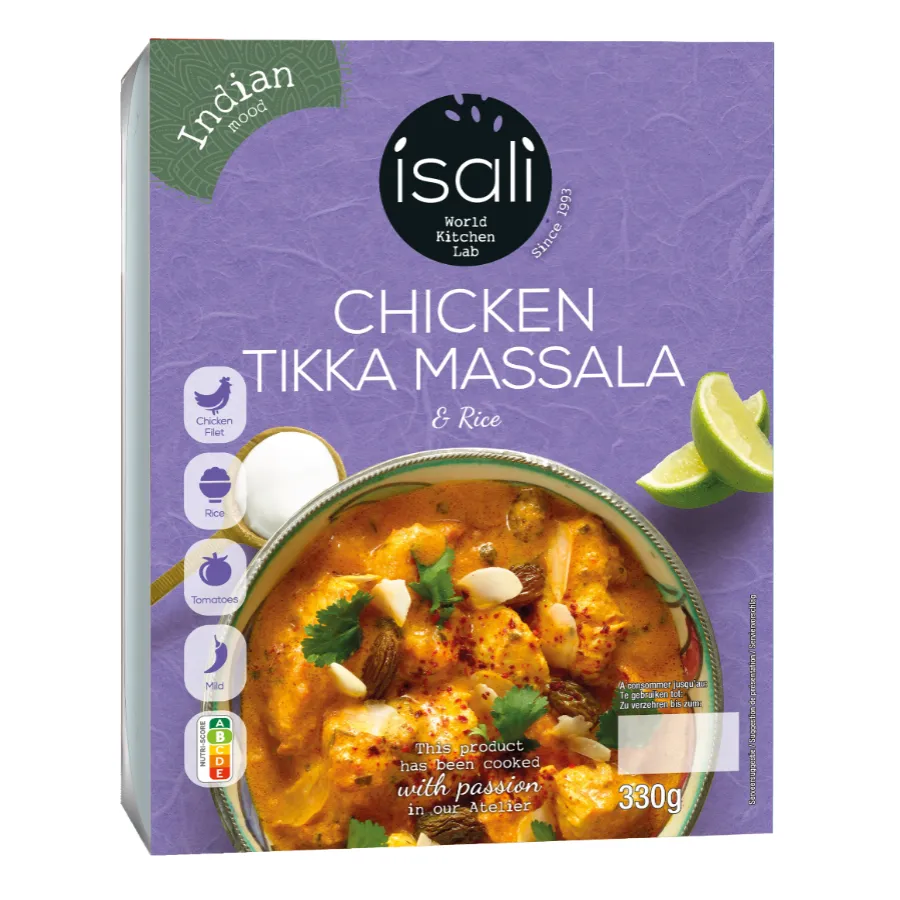 ISALI CHICKEN TIKKA MASSALA & RIJST