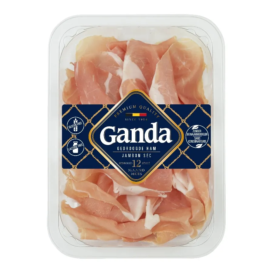 GANDA TAPAS GEDROOGDE HAM