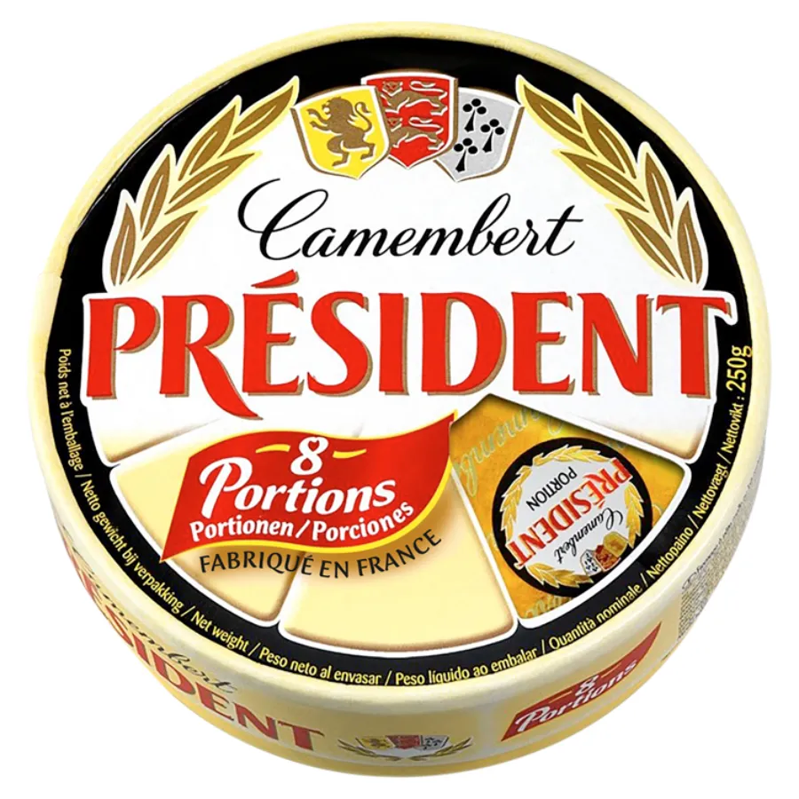 PRÉSIDENT CAMEMBERT 8 PORTIES