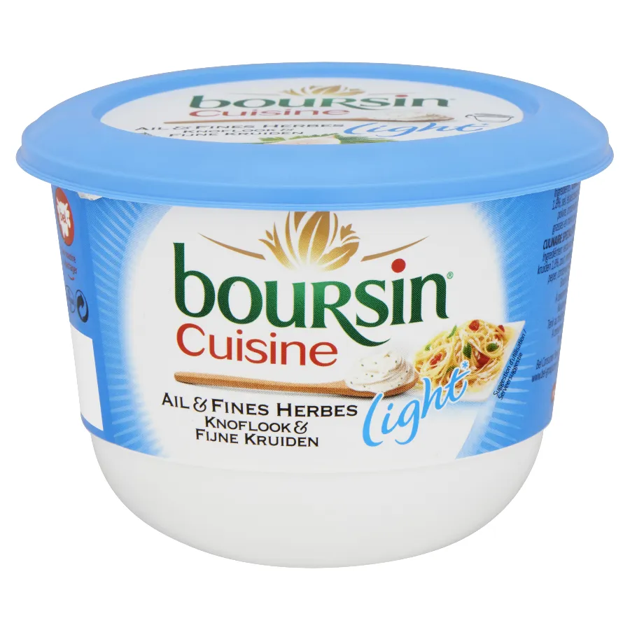 BOURSIN CUISINE KNOFLOOK EN FIJNE KRUIDEN - LIGHT