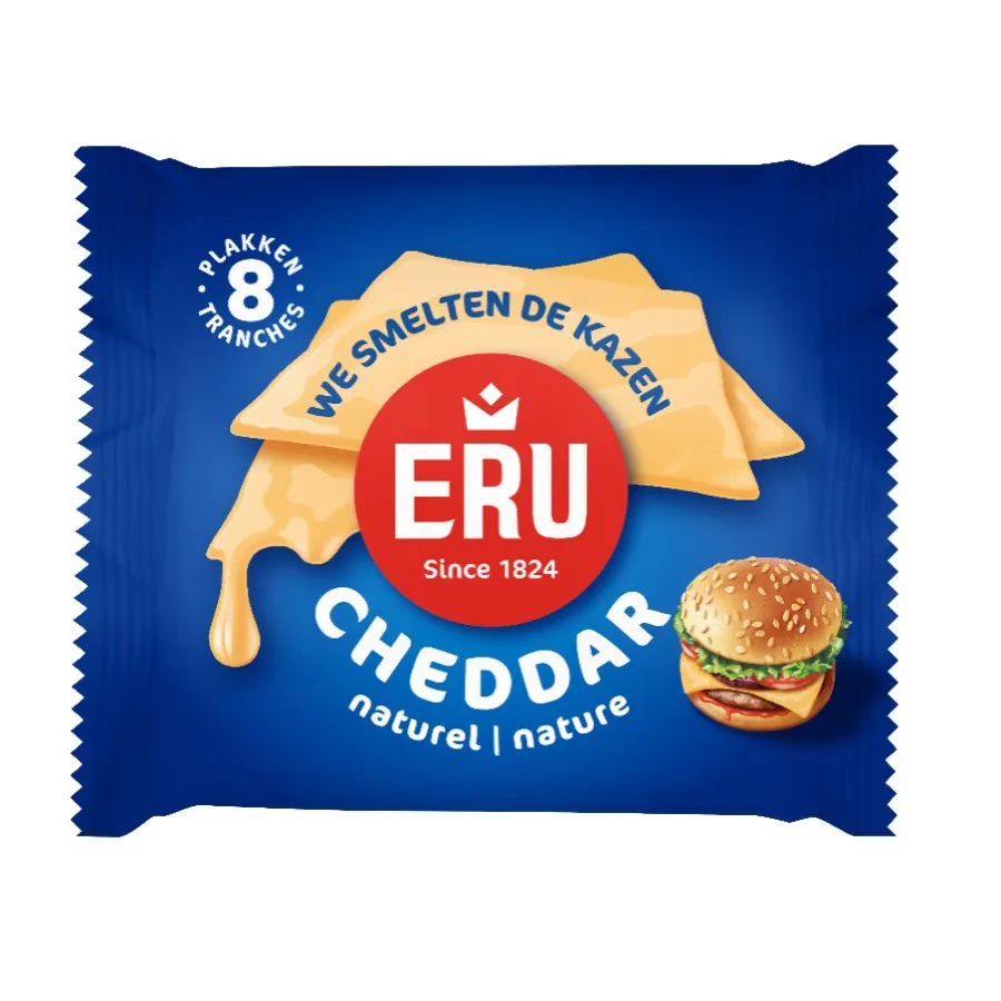 ERU CHEDDAR - 8 SNEETJES