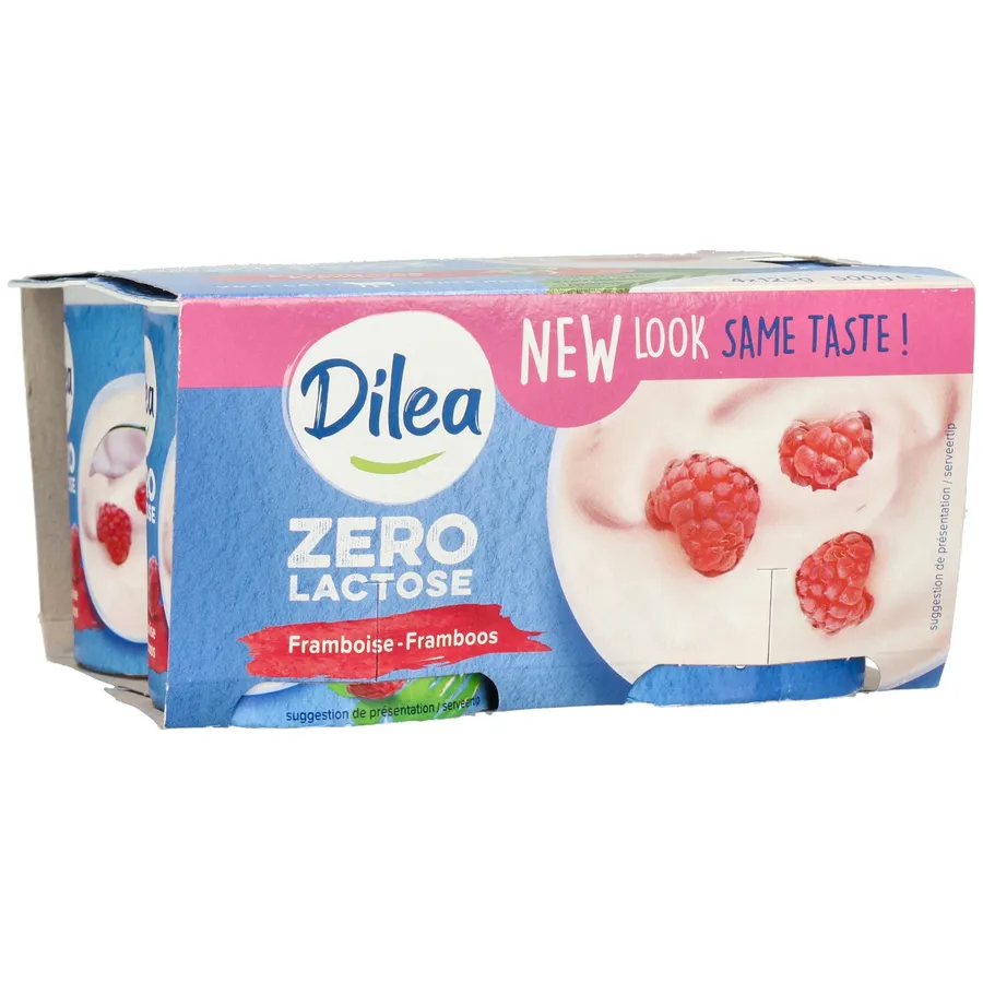 DILEA ZERO LACTOSE YOGHURT FRAMBOOS