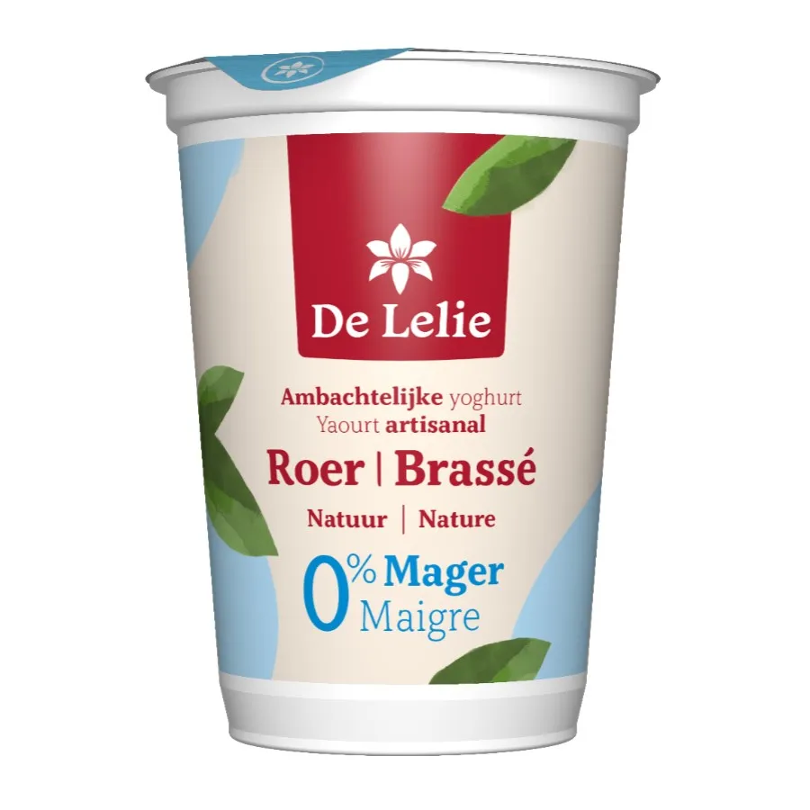 DE LELIE AMBACHTELIJKE ROERYOGHURT NATUUR MAGER