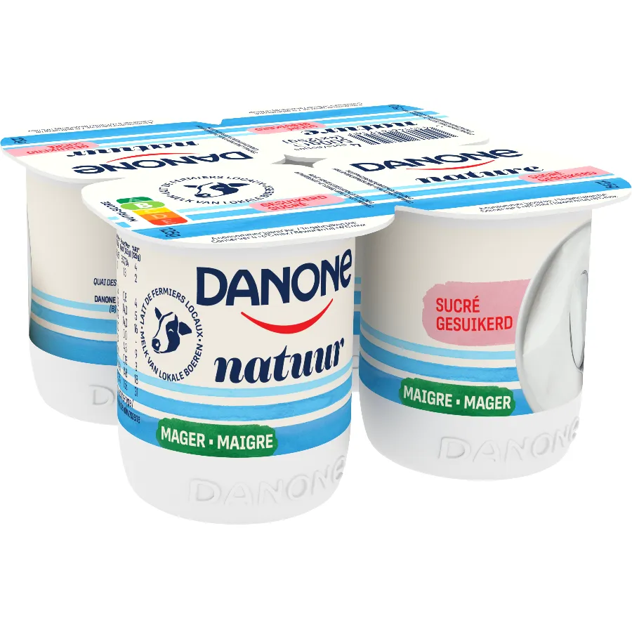 DANONE MAGERE YOGHURT GESUIKERD