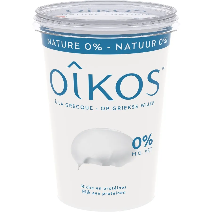 DANONE OÎKOS MAGERE YOGHURT NATUUR 0%
