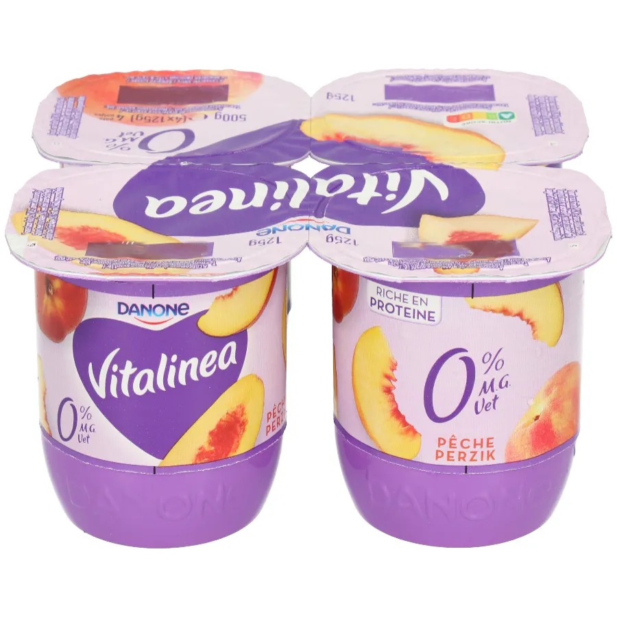 DANONE VITALINEA YOGHURT MET PERZIK