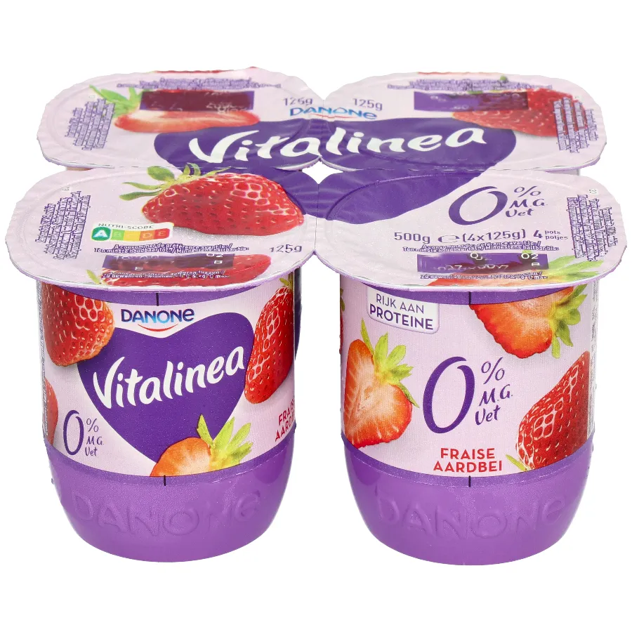 DANONE VITALINEA YOGHURT MET AARDBEI