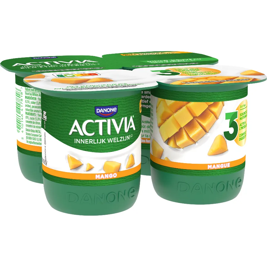 DANONE ACTIVIA YOGHURT MET MANGO
