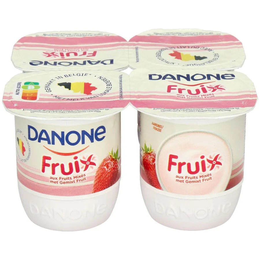 DANONE FRUIX YOGHURT MET AARDBEI