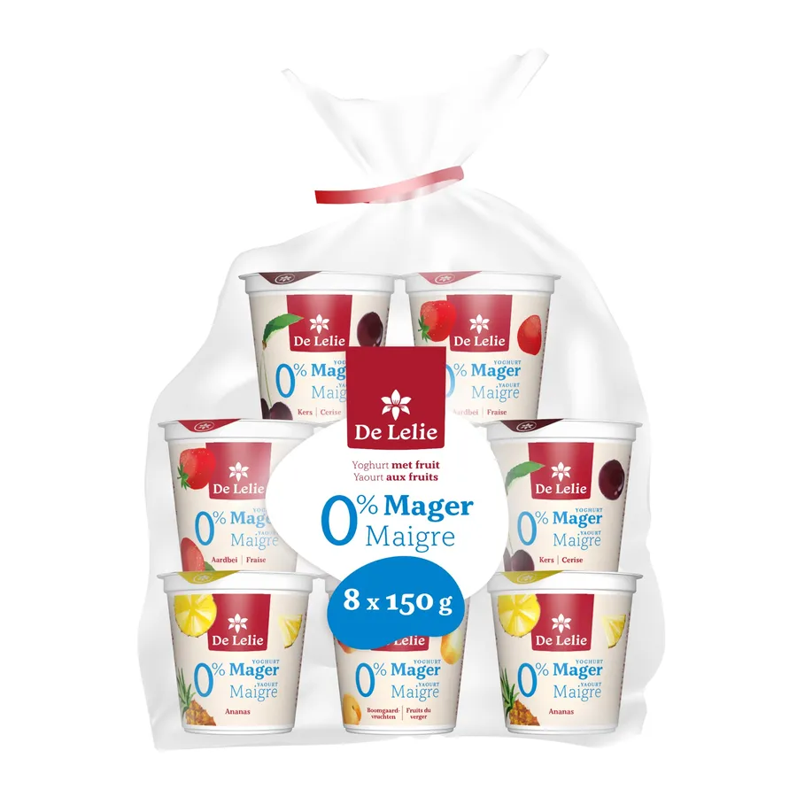 DE LELIE FRUITYOGHURT ASSORTIMENT MAGER