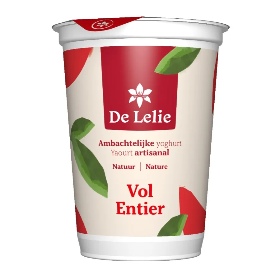 DE LELIE AMBACHTELIJKE YOGHURT NATUUR VOL
