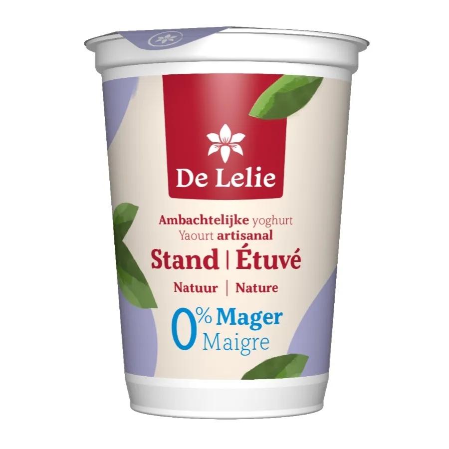 DE LELIE AMBACHTELIJKE YOGHURT NATUUR MAGER