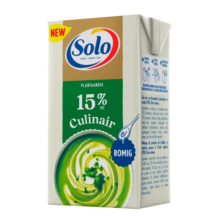 SOLO PLANTAARDIG CULINAIRE ROOM 15%