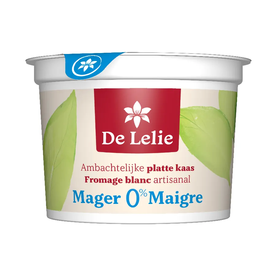 DE LELIE AMBACHTELIJKE PLATTE KAAS MAGER