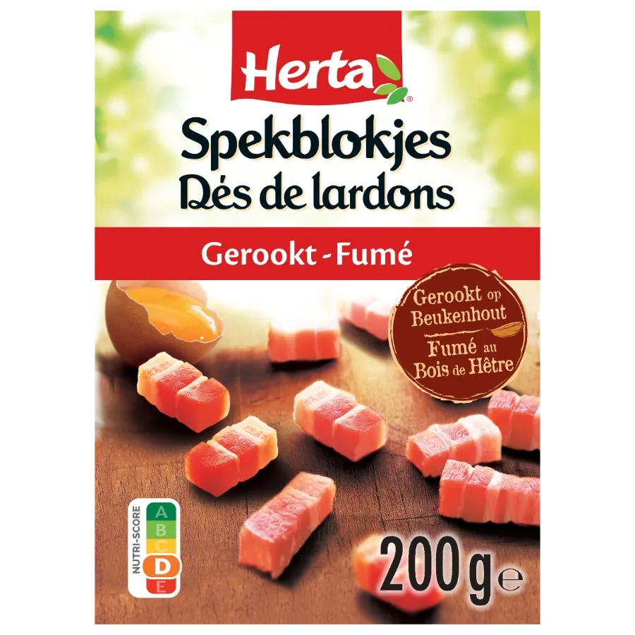 HERTA SPEKBLOKJES GEROOKT