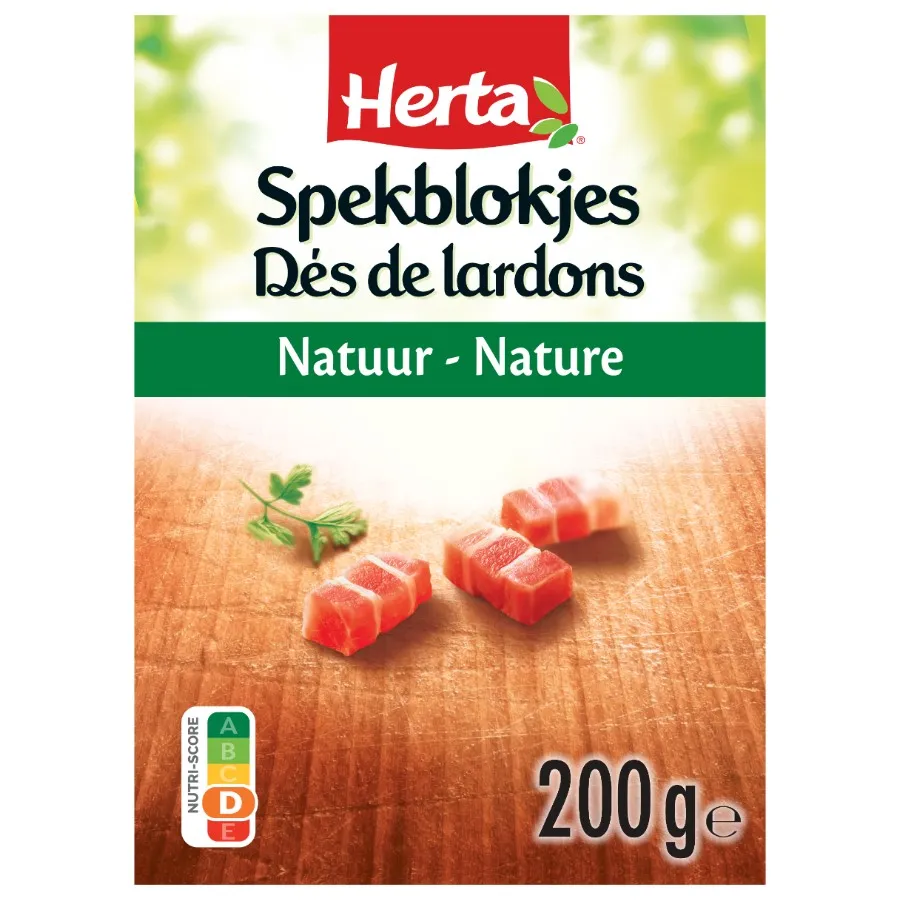 HERTA SPEKBLOKJES NATUUR